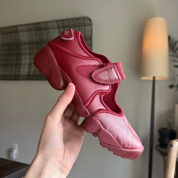 Nike air rift botanical stitch red burgundy - Picture 7 of 8